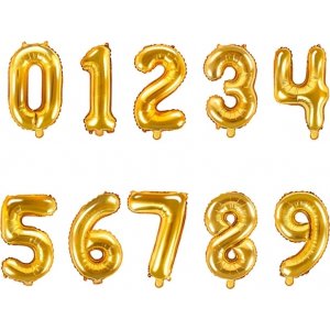 Tallballong - Gull - 35 cm