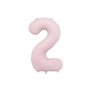Tallballong - Lys rosa pastell - 86 cm - Nummer: 2