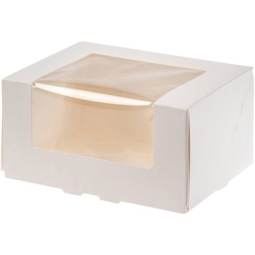 Eske til 2 rundstykker eller cupcakes - 4-pakning