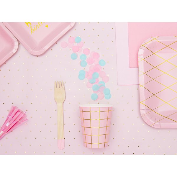 Papirkonfetti - Lys rosa