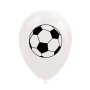 Ballonger - Fotball - Hvit - 30 cm - 8 stk Ballonger - Fotball - Hvit - 30 cm - 8 stk