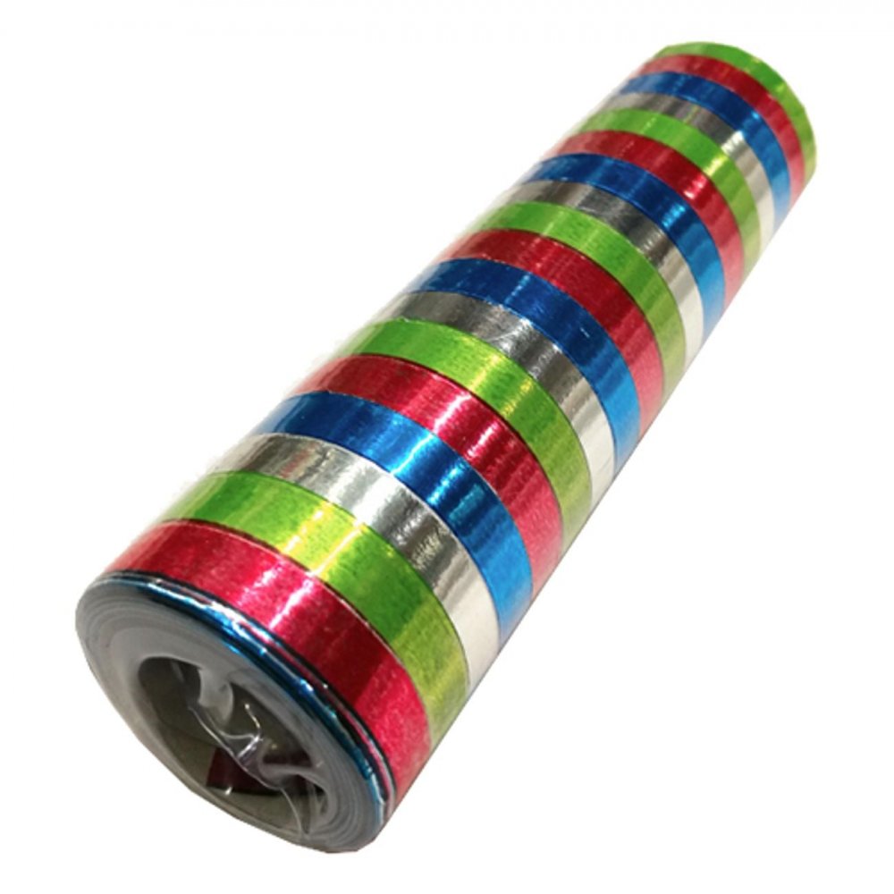 Serpentiner – Metallisk – Blandede farger – Serpentiner, Små dekorasjoner