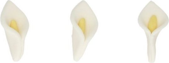 Sukkerdekorasjoner - Blomster - Hvite liljer Sukkerdekorasjoner - Blomster - Hvite liljer