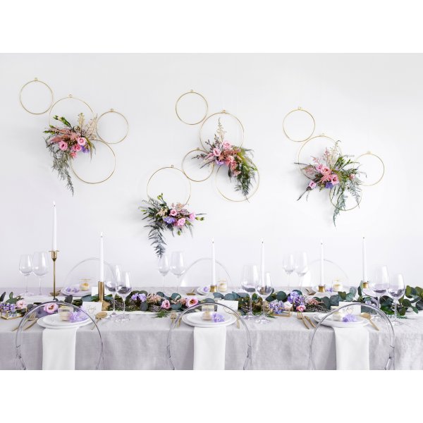 Kortholder - Hjerter - Gull - 10-pakning