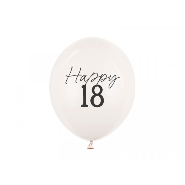 Ballonger - Pastellhvite - 18 stk