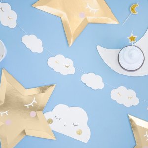 Girlander - Liten stjerne - Skyer