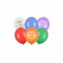 Ballongbukett - Fargemiks - Gratulerer med dagen - 6 stk Ballongbukett - Fargemiks - Gratulerer med dagen - 6 stk