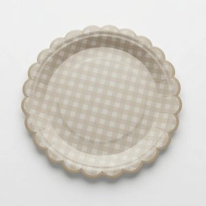 Papptallerkener - Bursdagsbj�rn - 17 cm - Lavendelbl� - 8-pakning