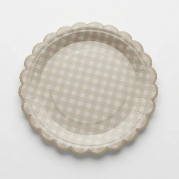 Papptallerkener - Bursdagsbjørn - 17 cm - Lavendelblå - 8-pakning Papptallerkener - Bursdagsbjørn - 17 cm - Lavendelblå - 8-pakning