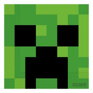 Servietter - Minecraft - 33x33 cm - 20-pakning Servietter - Minecraft - 33x33 cm - 20-pakning