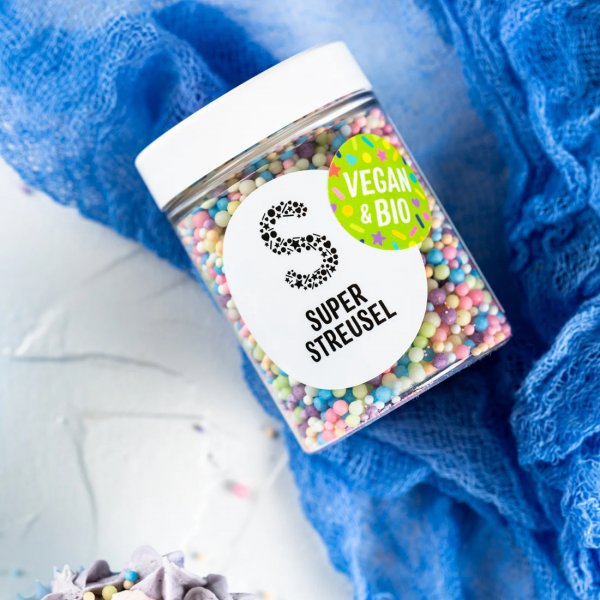 Strøblanding - Superstreusel - Økologisk - Sukkerspinn - 90g Strøblanding - Superstreusel - Økologisk - Sukkerspinn - 90g