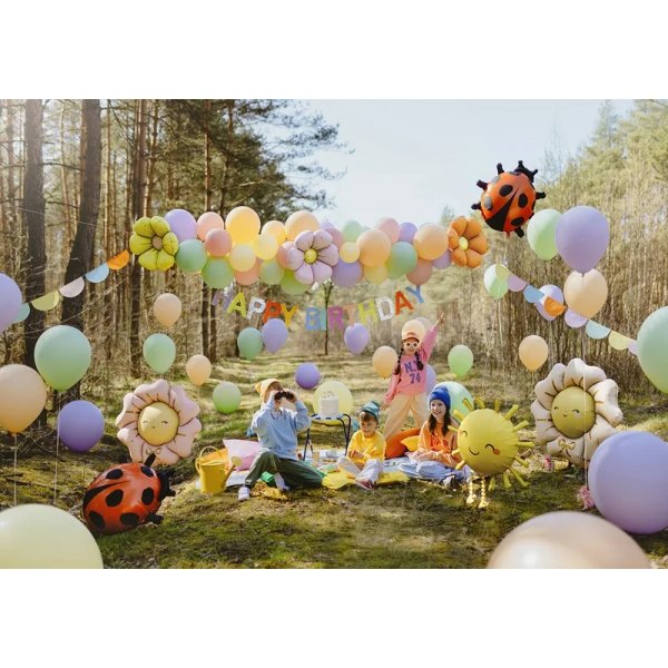 Folieballonger - Blomster - 4 stk - 45 cm Folieballonger - Blomster - 4 stk - 45 cm