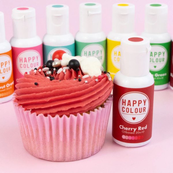 Happy Colour - Flytende oljebasert maling - Rød - 20 ml Happy Colour - Flytende oljebasert maling - Rød - 20 ml