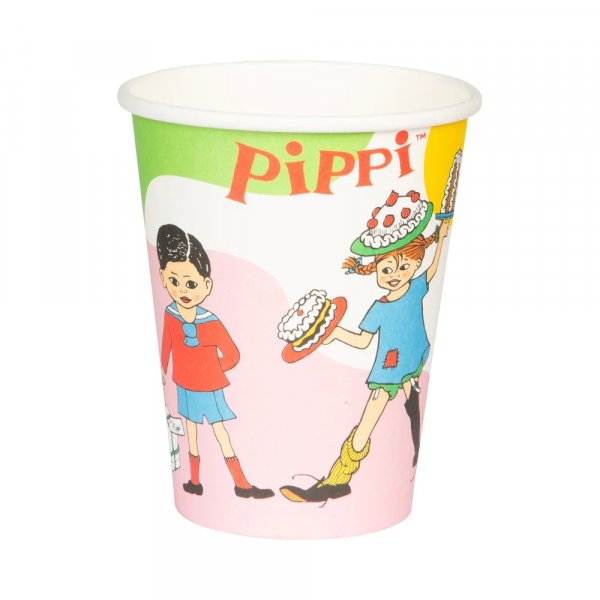Papirkopper - Pippi Langstr�mpe - 8-pakning