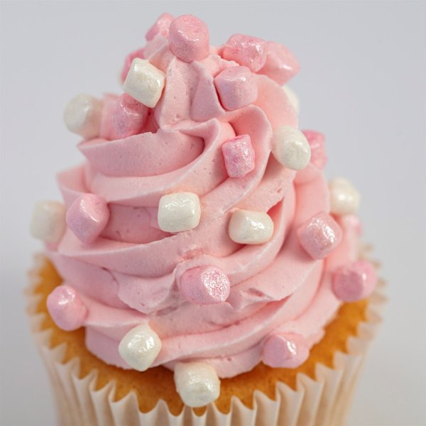 Sprø marshmallows - Hvit/Rosa - PME - 87g Sprø marshmallows - Hvit/Rosa - PME - 87g