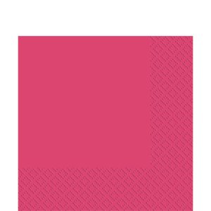Servietter - knallrosa - 20-pakning