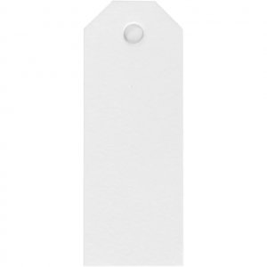 Merkelapper - 8 cm - Hvit - 20-pakning Merkelapper - 8 cm - Hvit - 20-pakning