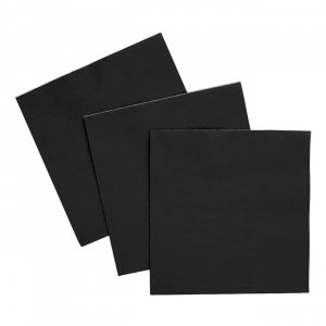 Servietter - Svart - 33x33 cm - 20 stk. Servietter - Svart - 33x33 cm - 20 stk.