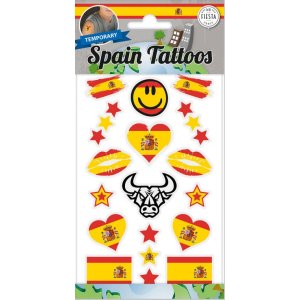 Tatoveringer - Spania - 6-pakning Tatoveringer - Spania - 6-pakning