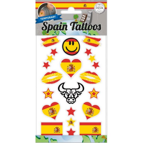 Tatoveringer - Spania - 6-pakning Tatoveringer - Spania - 6-pakning