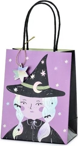 Liten gavepose - Heks - Halloween Liten gavepose - Heks - Halloween