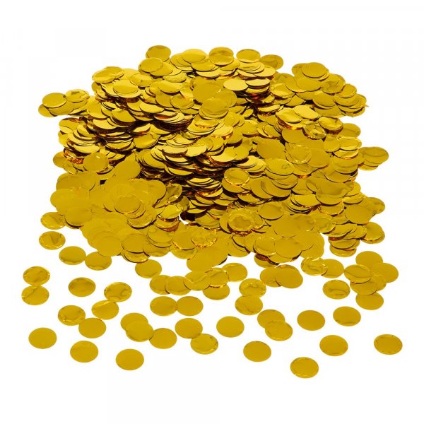 Konfetti - Dots - Guldmetallic