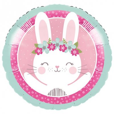 Folieballong - Birthday Bunny