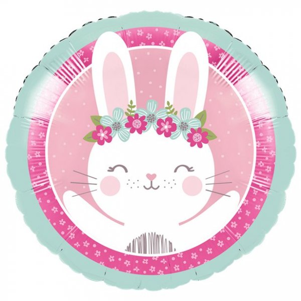 Folieballong - Birthday Bunny