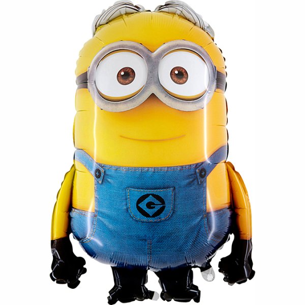 Folieballong - Minions - Dave - Form - 63 cm Folieballong - Minions - Dave - Form - 63 cm