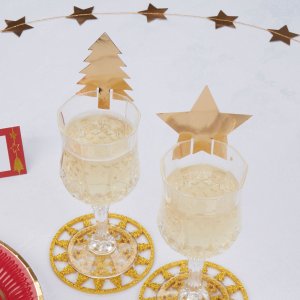 Glassdekorasjoner - Blendende jul - 10-pakning