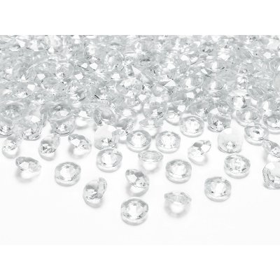 Diamantkonfetti - 12 mm - Clear