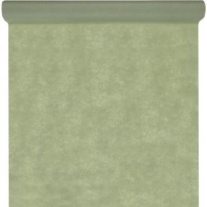 Duk i imitert stoff - Olivengrnn - 50 m