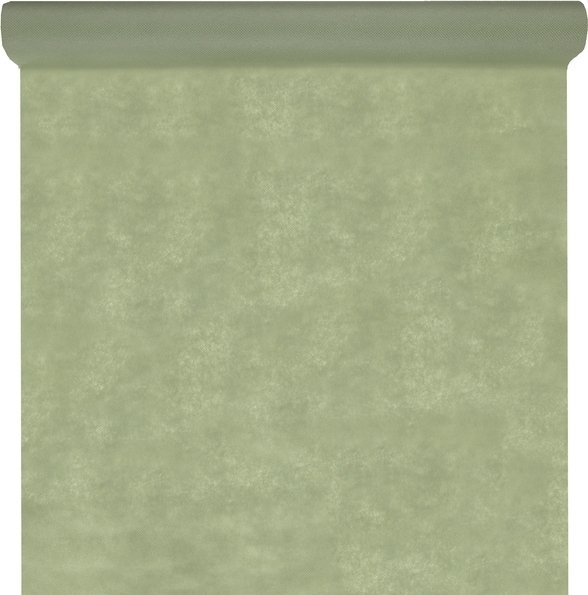 Duk i imitert stoff - Olivengrønn - 50 m Duk i imitert stoff - Olivengrønn - 50 m