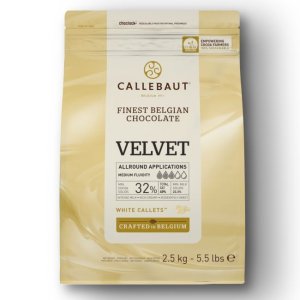 Sjokolade - Hvit fl�yel - Callebaut - 2,5 kg