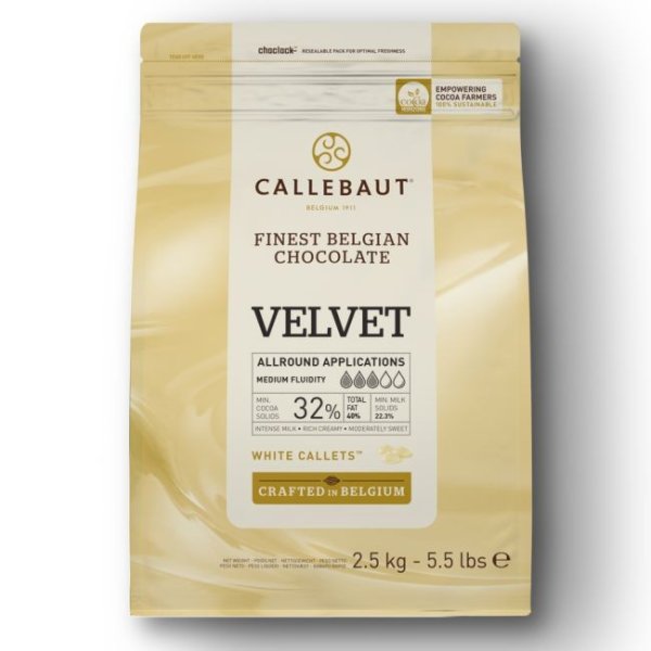 Sjokolade - Hvit fl�yel - Callebaut - 2,5 kg