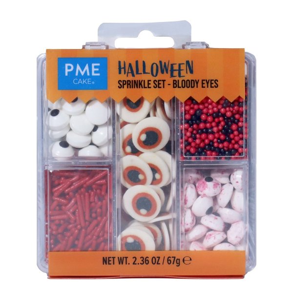 Strøsselsett - Halloween - Godteriøyne - PME - 67 gram Strøsselsett - Halloween - Godteriøyne - PME - 67 gram