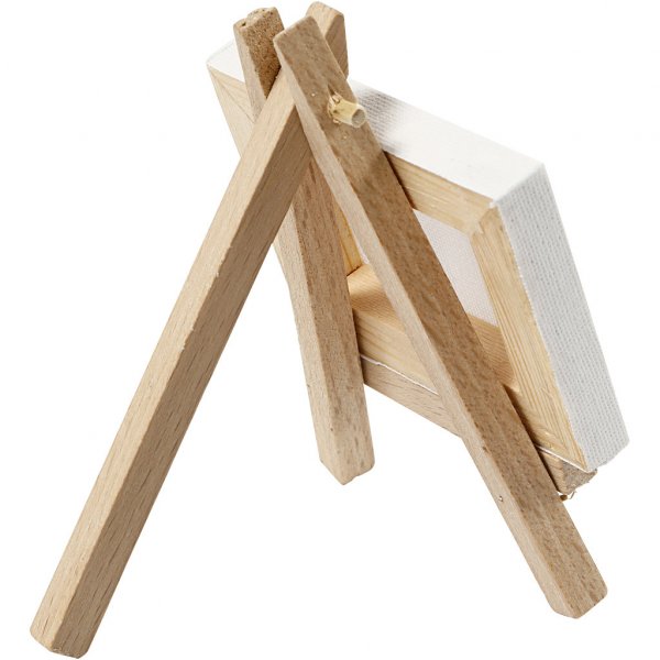 Miniatyr - Maling med staffeli