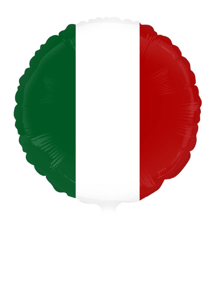 Folieballong – Italia – 45 cm – Rund, Folieballonger, Ballonger