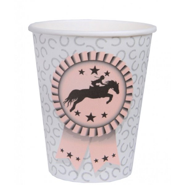 Pappkrus - Hestefest - Rosa/Svart - 10-pakning Pappkrus - Hestefest - Rosa/Svart - 10-pakning