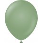 Ballonger ensfarget - Premium 45 cm - Eukalyptus - 5-pakning
