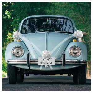 Bildekorasjonssett - Hvit Bildekorasjonssett - Hvit