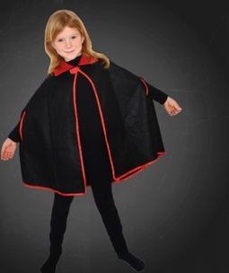 Halloweendeäkt – Kappe – Barn – Størrelse 134-152 – Halloween-kostyme, Halloween