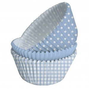 Muffinsformer - Lysebl� - 3 varianter - 60-pakning