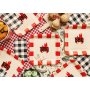 Servietter - Svart rutete - 33x40 cm - 20-pakning Servietter - Svart rutete - 33x40 cm - 20-pakning