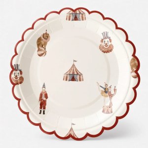 Papptallerkener - Sirkus - 17 cm - Lavendelblå - 8-pakning Papptallerkener - Sirkus - 17 cm - Lavendelblå - 8-pakning