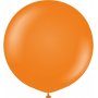 Ballonger ensfargede - Premium 60 cm - Oransje - 2-pakning