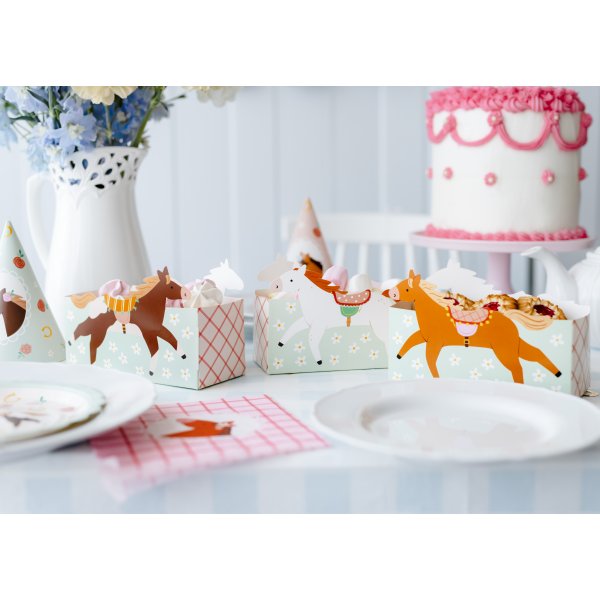 Snackbokser - Hestetema - 3 stk Snackbokser - Hestetema - 3 stk