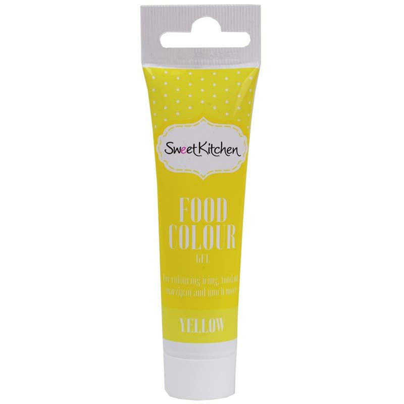 Fargegel - Gul - Sweet Kitchen - 25 g - Pasta-/gelfarger, Kolorist
