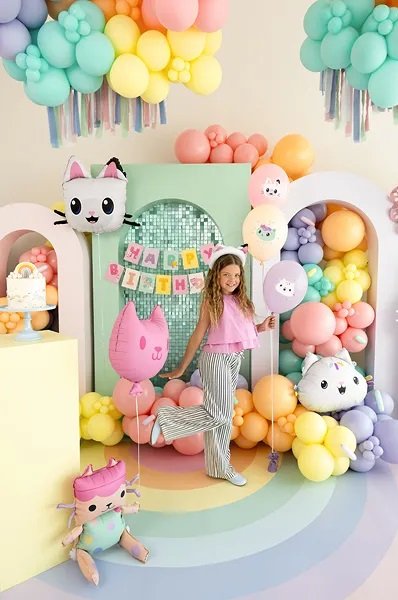 Pastellballonger - Gabbys dukkehus - 6-pakning Pastellballonger - Gabbys dukkehus - 6-pakning