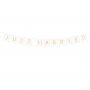 Vimpel - Just Married - Vit/Guld